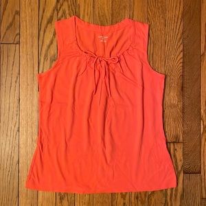 Lands’ End Coral Tank Top Women’s Petite XS